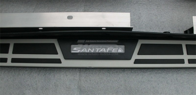 Hyundai Santa Fe (2012-) подножки боковые в стиле Оригинал