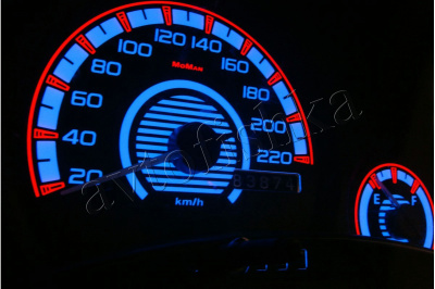 Ford KA (96 - 06) светодиодные шкалы (циферблаты) на панель приборов
